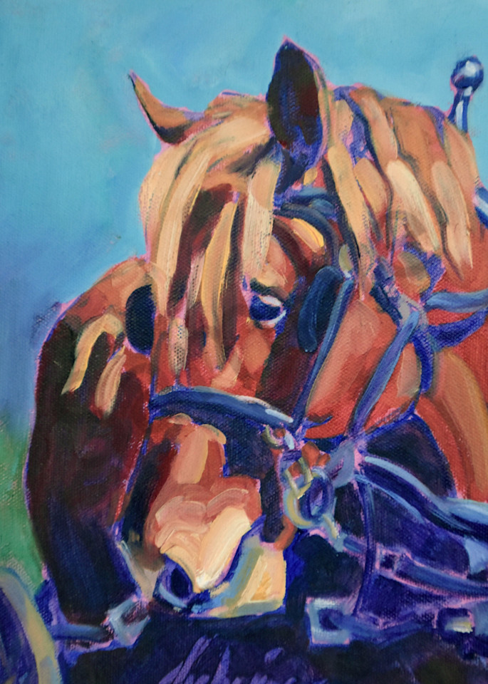 Suffolk Punch ~ Draft Horse Art | Sylvina Rollins Artist