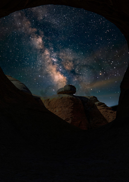 Milky Way through Tunnel Arch 