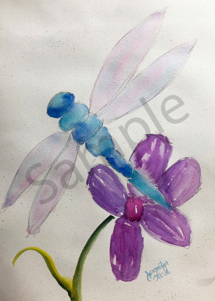 Dragonfly Summer Art | Jennifer Love Artwork