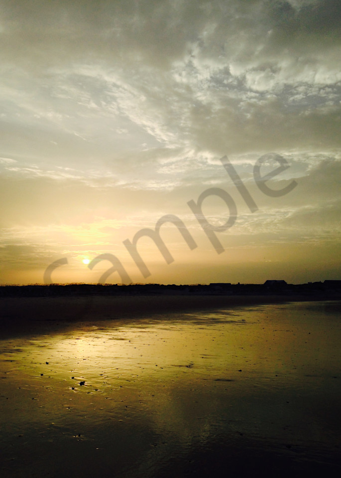 Serene Sunset At East Beach Photography Art | MonicaStudio.co