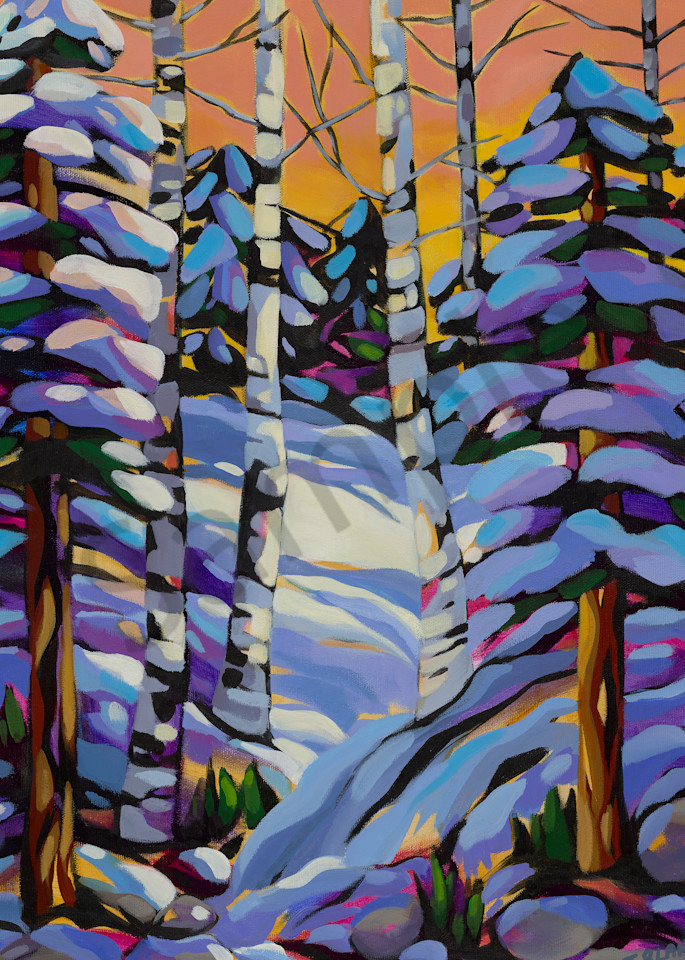 Winter Sun Art | Jodie Blaney Fine Art