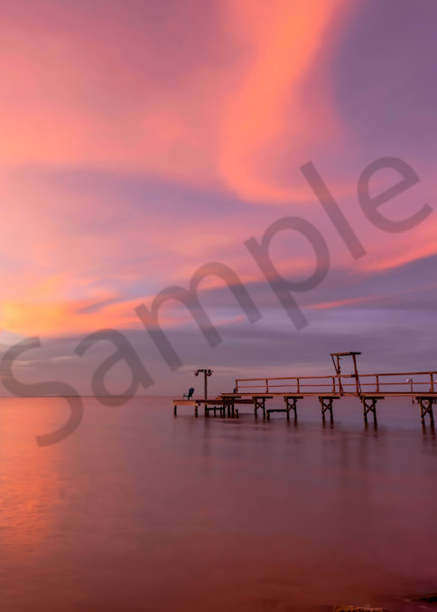 Pink Pier Photography Art | Feather Flare Photography