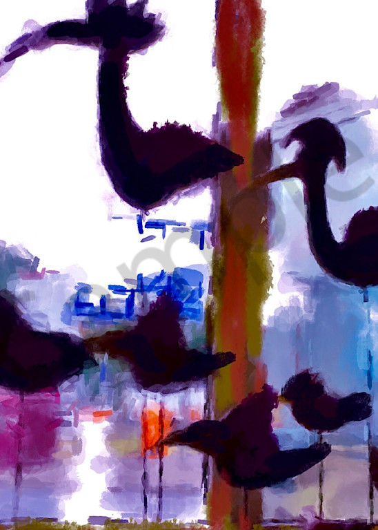 If Birds Could Flock Art | Carolyn Allen