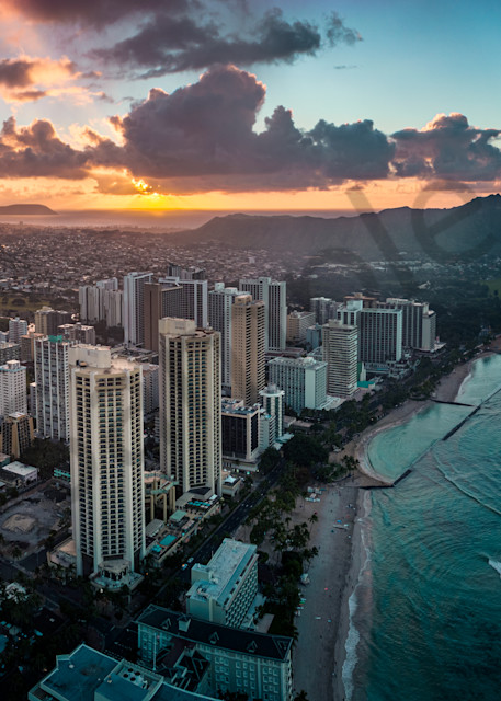 Sunrise Waikiki by Leighton Lum | Pictures Plus