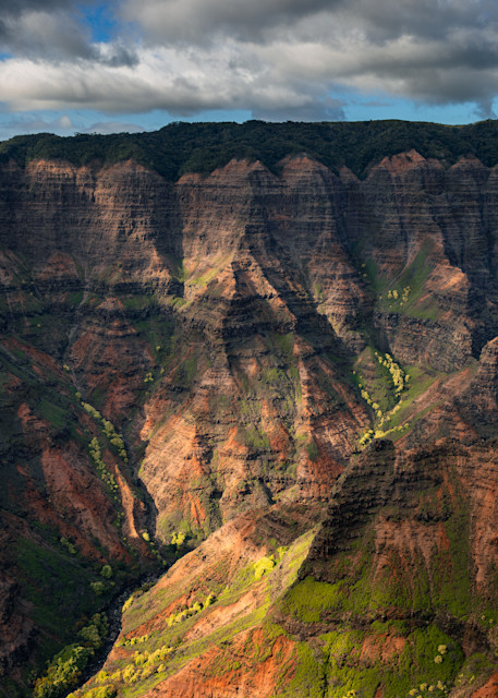 Aerial Waimea Canyon by Leighton Lum | Pictures Plus