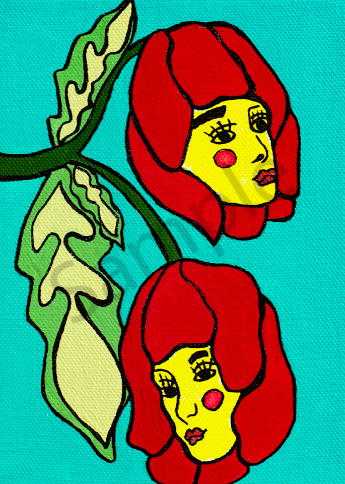 Flower Twins Art | arteparalavida