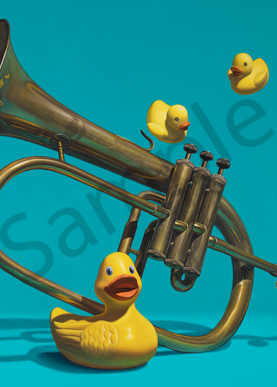 "Fowl Play" print by Kevin Grass
