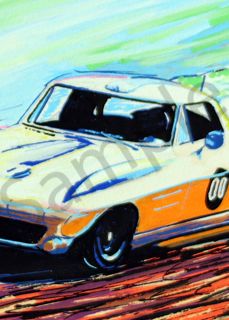 Macdonald Corvette - L.A. Times GP '63
