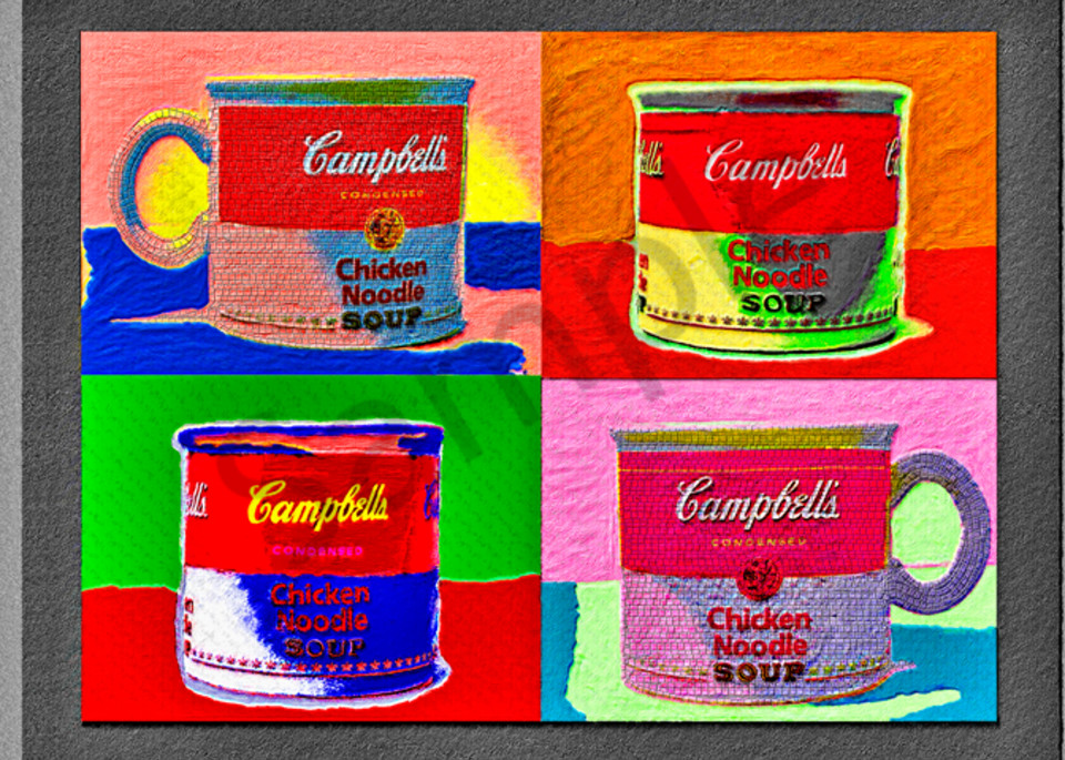 Pop Art Style Soup Cups - The Gallery Wrap Store