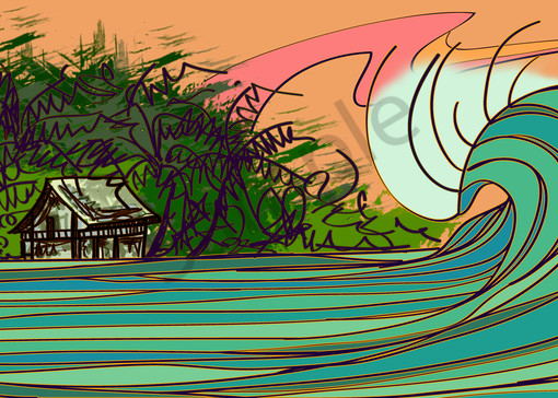 Surf Art | Da Surf Shack by Odi