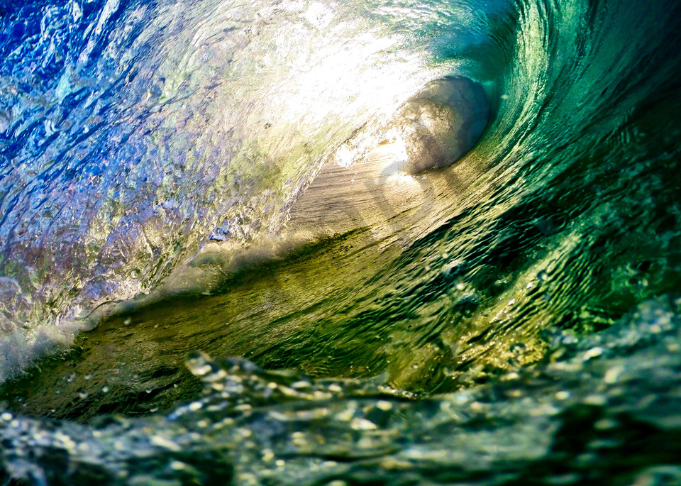 Surf Photography | At the End of the Tunnel by Matt Kwock