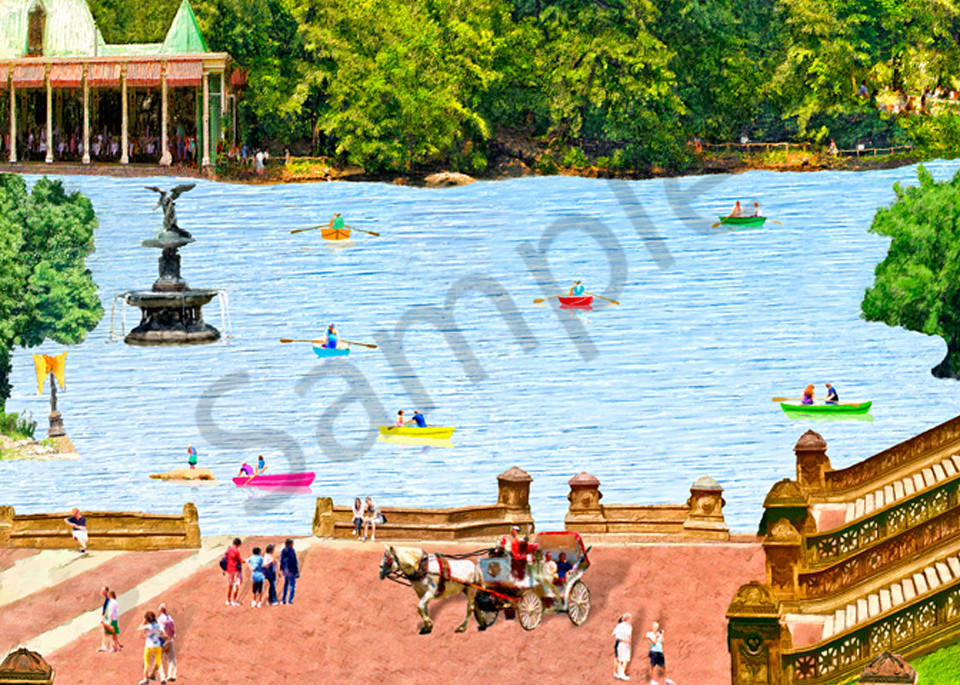 Art print of Central Park - The Gallery Wrap Store