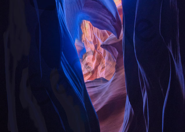 Southwest,red,rock,fall,color,slot canyon