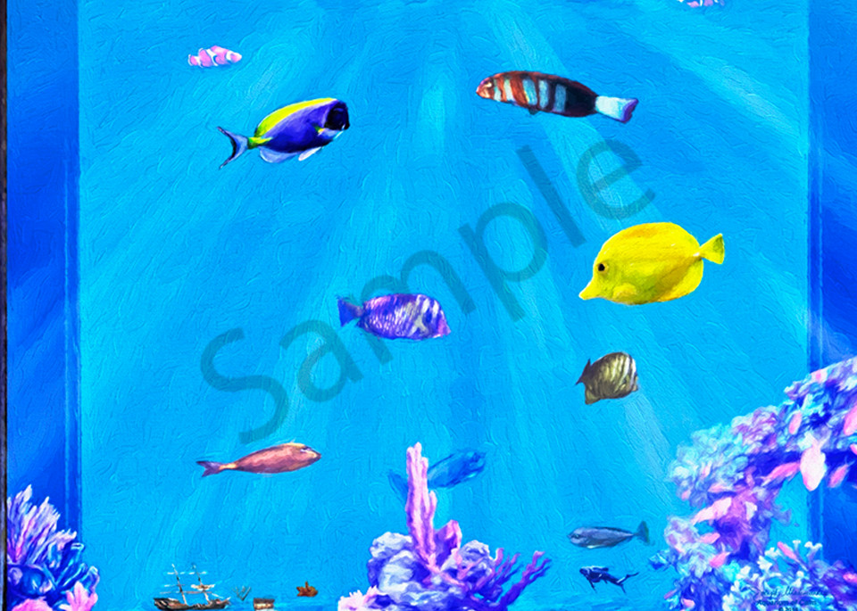 Aquarium Art on Canvas - The Gallery Wrap Store