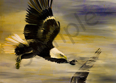 "Eagles"  by artist Patti Hricinak-Sheets | Prophetics Gallery.