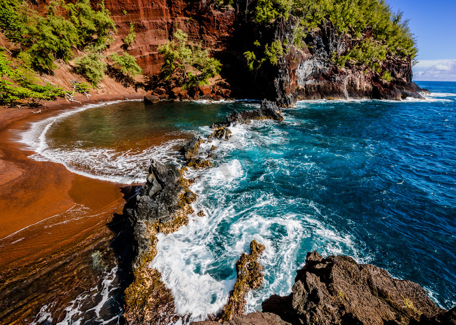 Hawaii Photography  |  Red Sand Beach by Shane Myers