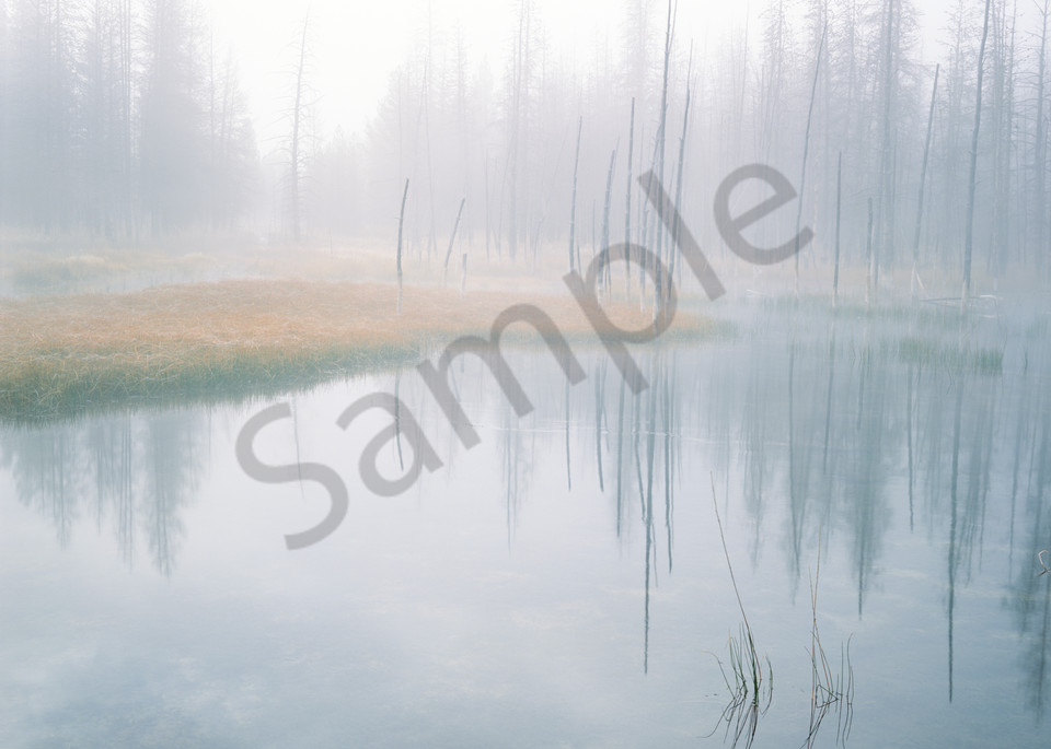 Fire Hole lake in Yellowstone National Park