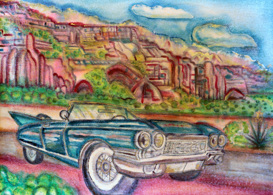 Get Your Kicks on Route 66 Print on Canvas or Paper