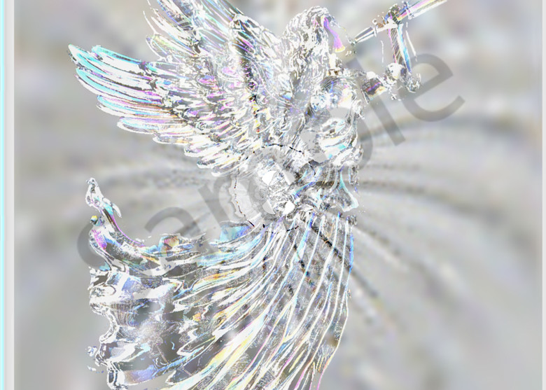 Angel Glass Vortex digital art by Cheri Freund