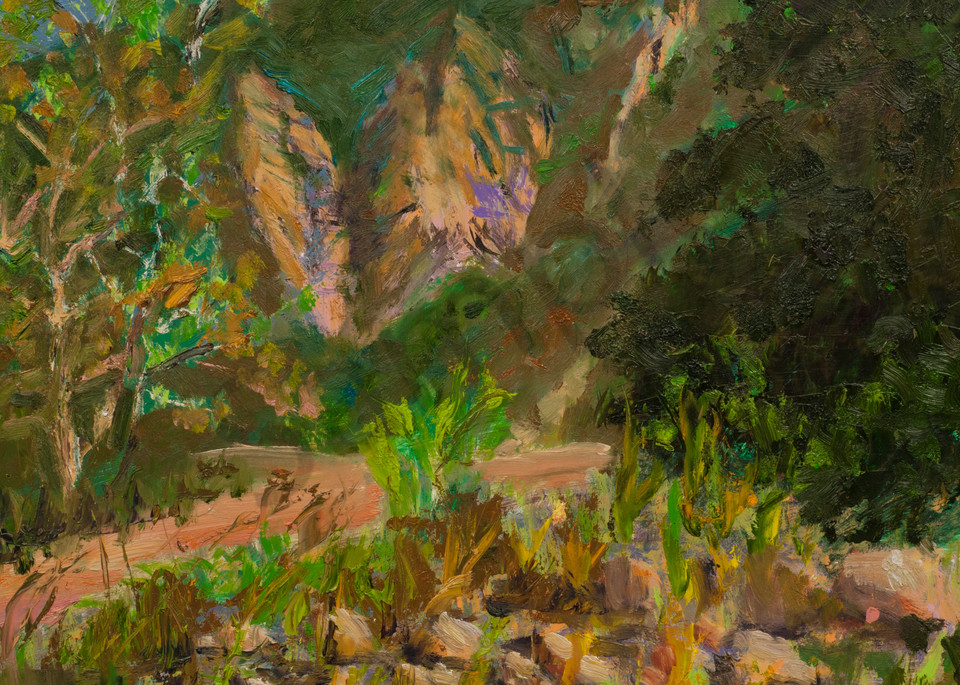 Arcadia Wilderness Park Oil painting by Mark Hafeman