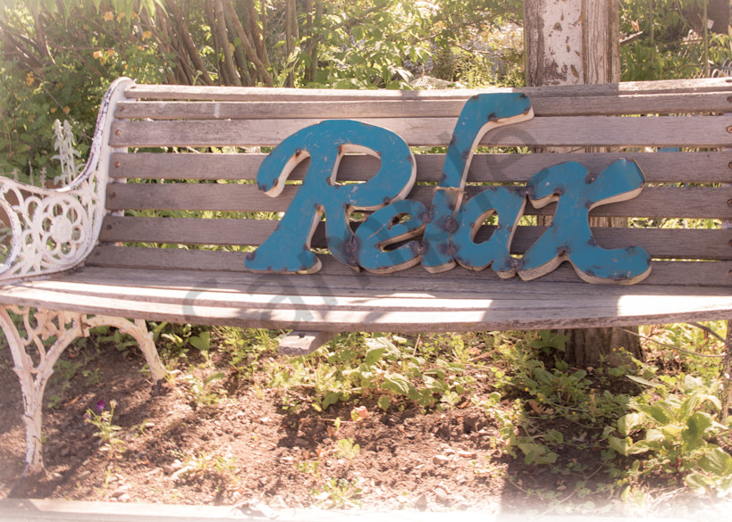 Relax Bench Photography Art | Barb Gonzalez Photography