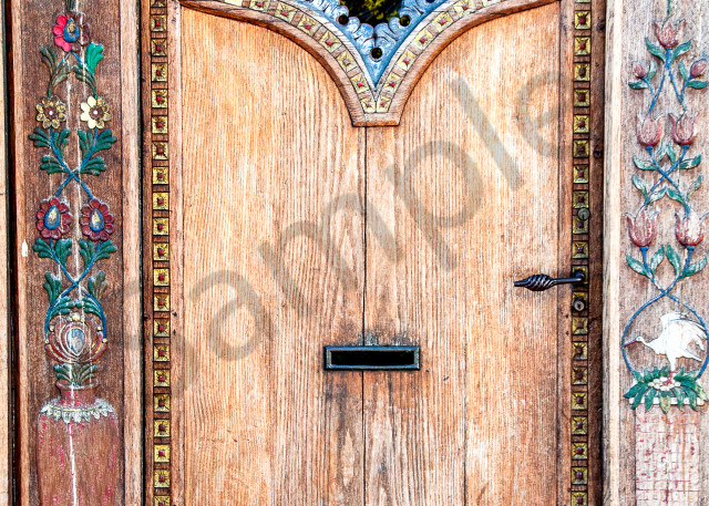Paris heart door, photograph art print