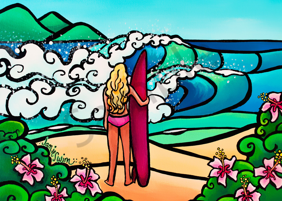 Surf Perspective Art | Swim Whimsey