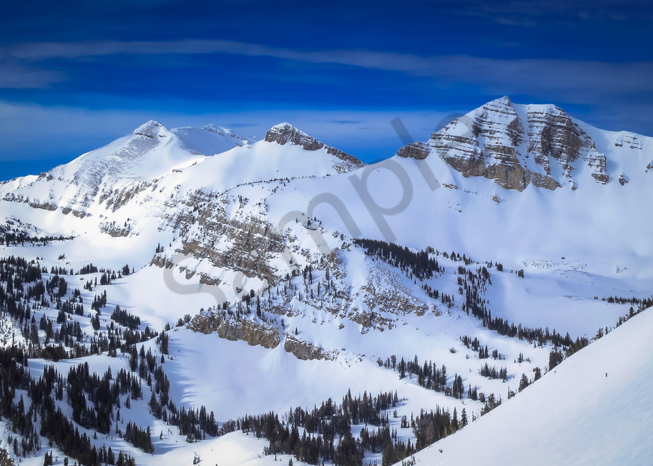 Grand Teton Winter Snow Photograph for Sale as Fine Art