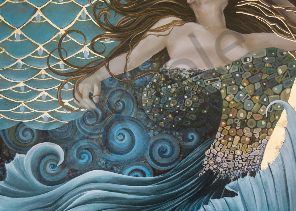 Designs by Teri | Teri Vereb Fine Art Paintings | Mermaid | Klimt