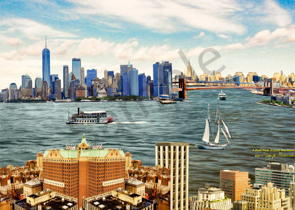 Skyline Art On Canvas - The Gallery Wrap Store