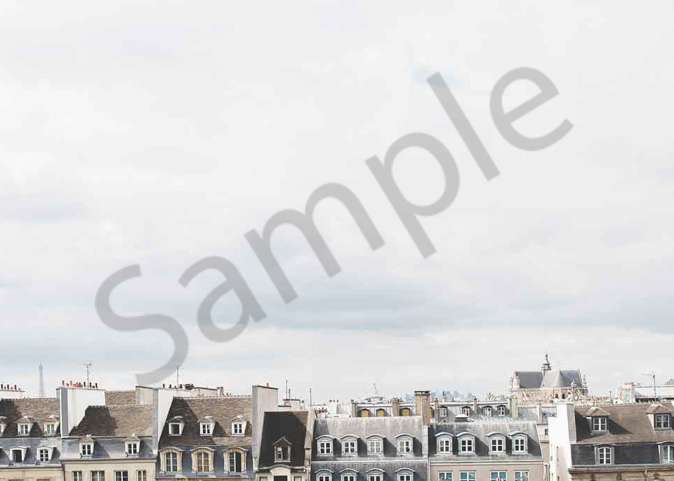 Iconic Paris Rooftops photograph by Ivy Ho for sale as Fine Art.