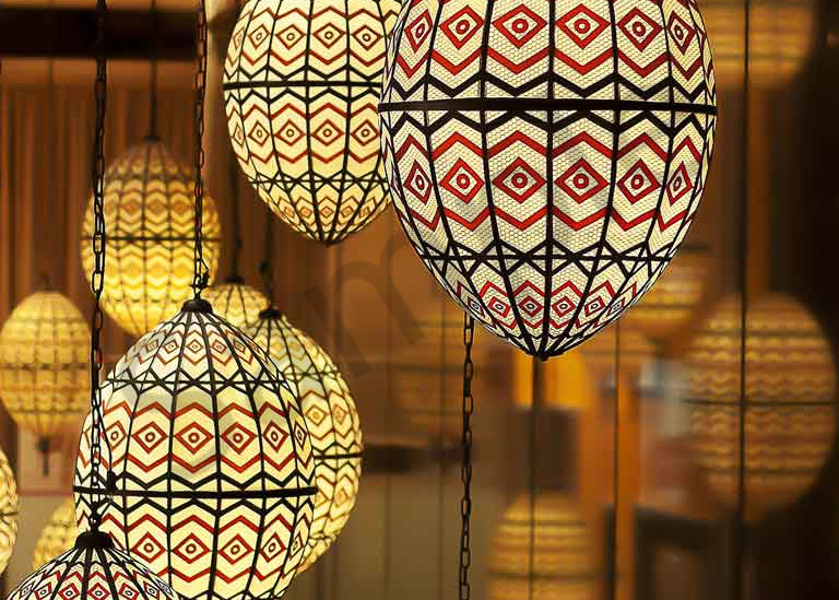 Fine art photograph of Moroccan lanterns by Ivy Ho.