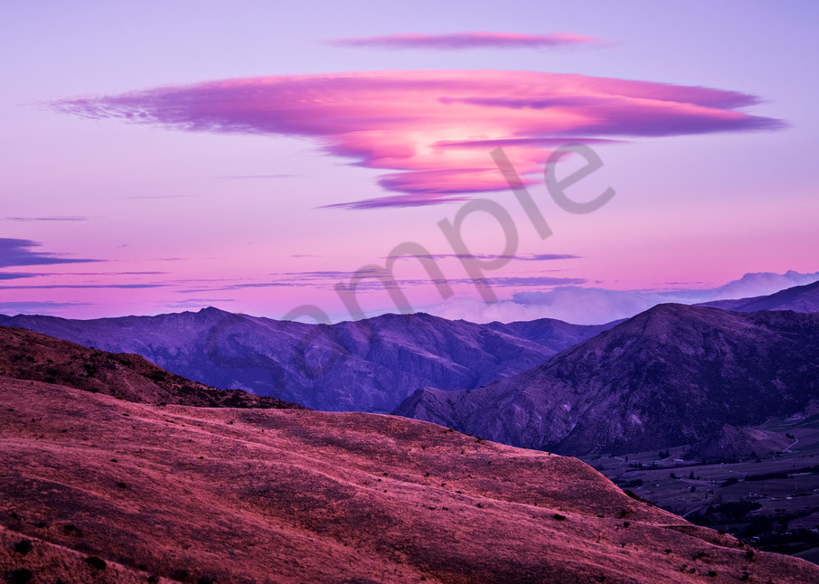 Alien Cloud At Sunset Photography Art | frednewmanphotography