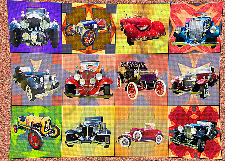 Classic Antique Cars On Canvas - The Gallery Wrap Store