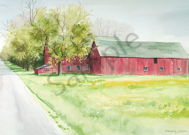 Sunny Slope Road fine art print by Stacey Small Rupp.