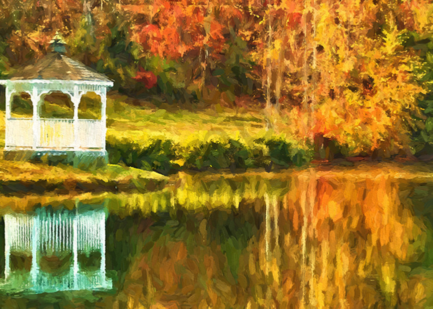 "Gazebo On The Lake" Art | Digital Arts Studio / Fine Art Marketplace