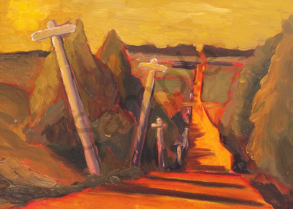 Road To The Cottage, Sunset Art | Keith Thirgood
