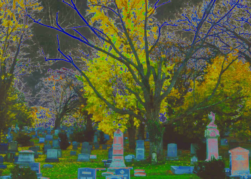 Cemetery Scene  Art | toddbreitling