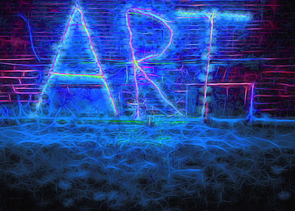 Art Sign At Night  Art | toddbreitling