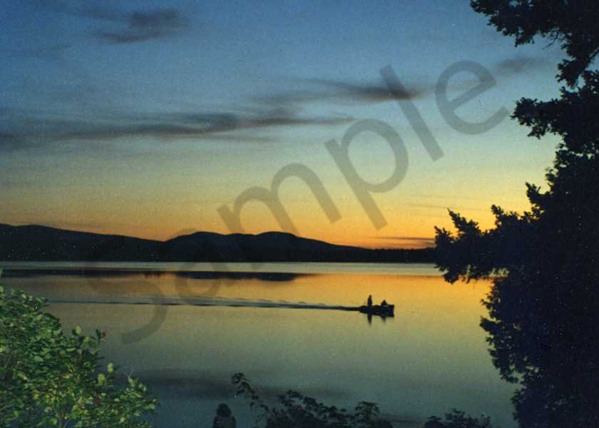 Sunset Long Pond Maine|Fine Art Photography by Todd Breitling|Landscape Photography|Todd Breitling Art|