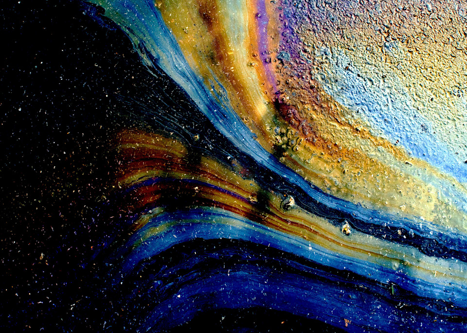 Oil On Pavement: Rings Of Saturn|Fine Art Photography by Todd Breitling|Oil On Pavement|Todd Breitling Art|