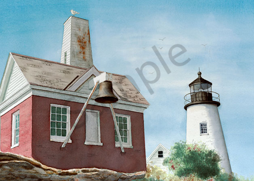 Pemaquid Lighthouse Me Art | Digital Arts Studio / Fine Art Marketplace