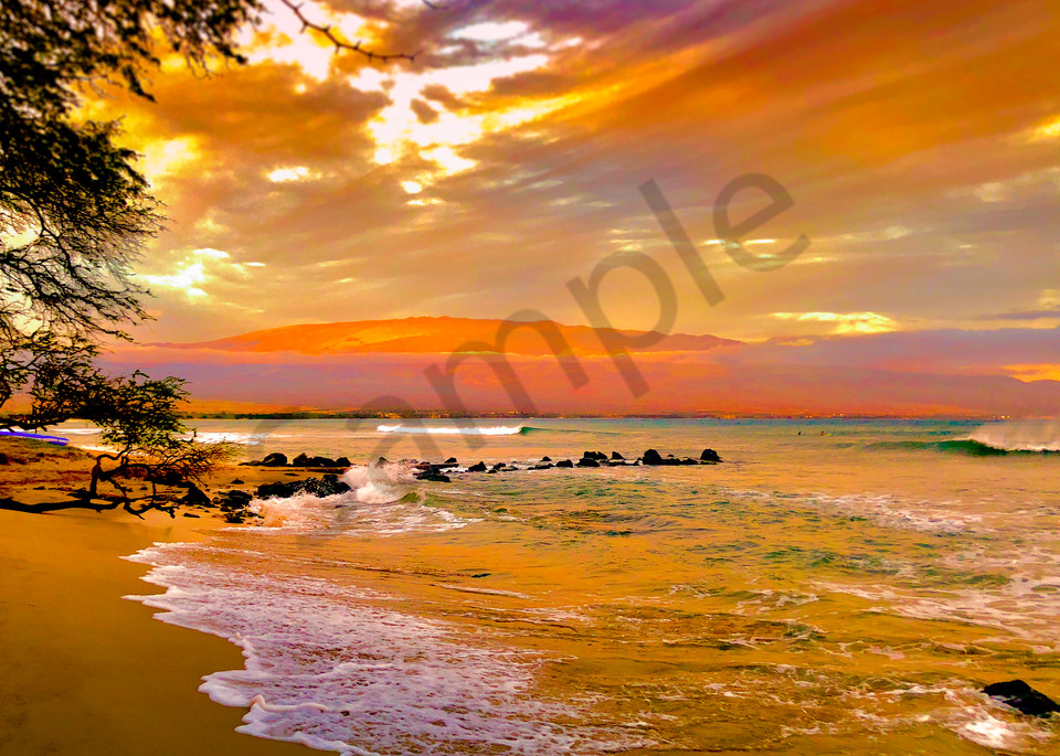 Maui Sunset 003 Art | Highvibrationphotography