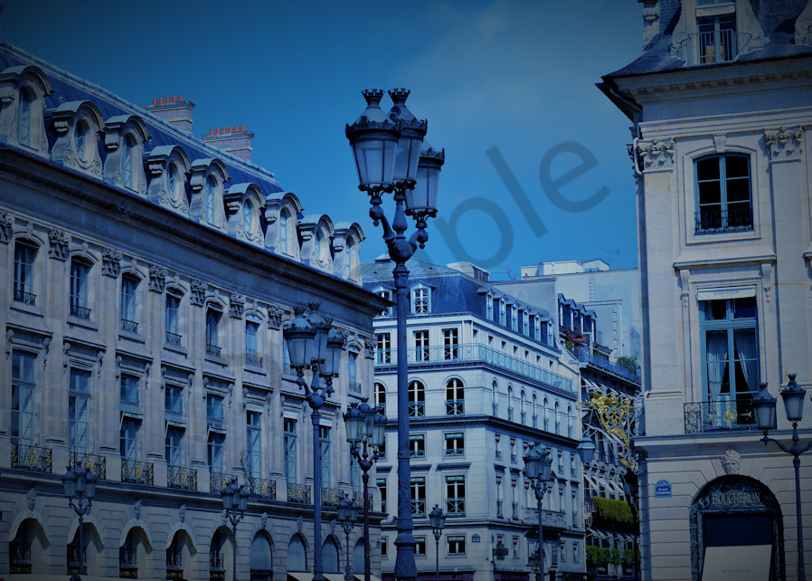 Blue Paris Art | ARTHOUSEarts