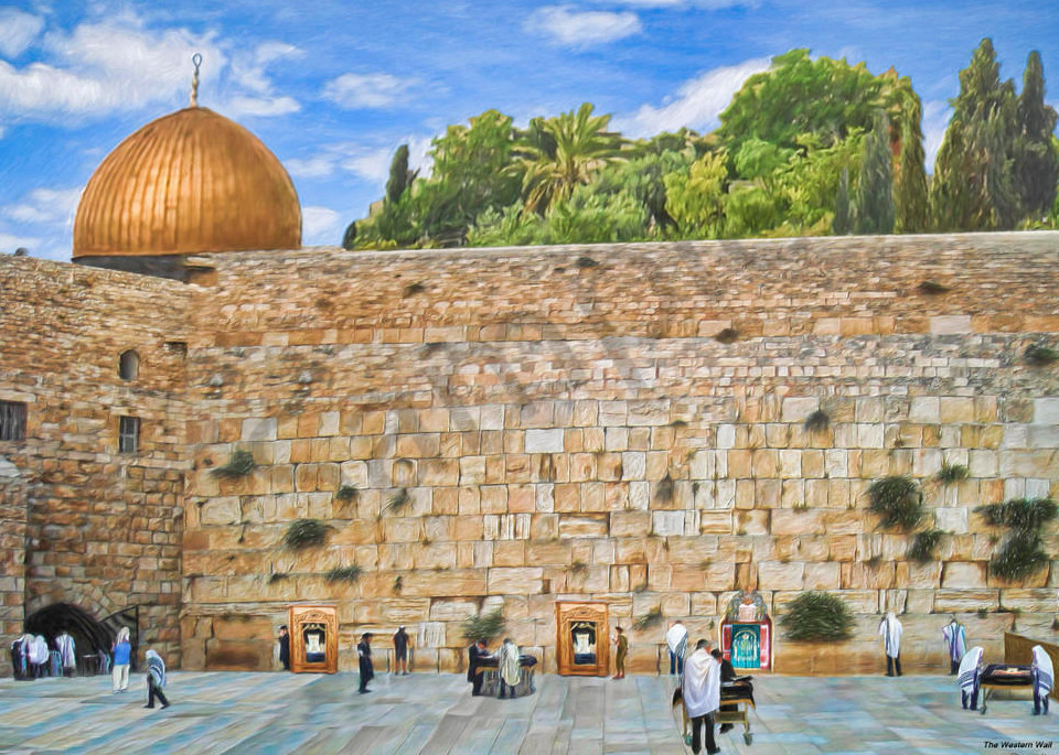 Israel's Western Wall - The Gallery Wrap Store