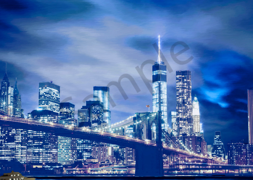 World Trade Center At Twilight - The Gallery Wrap Store