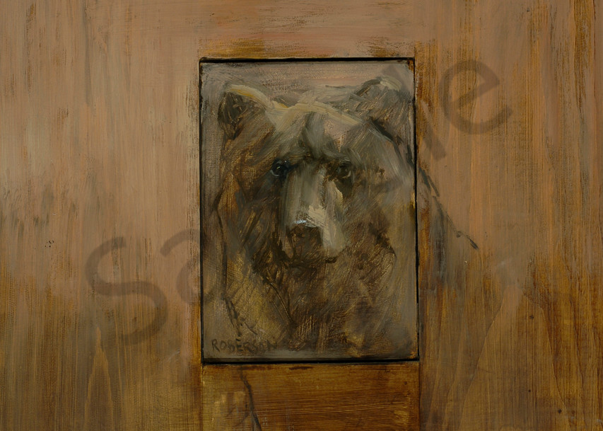 Sepia Bear Art | Mary Roberson