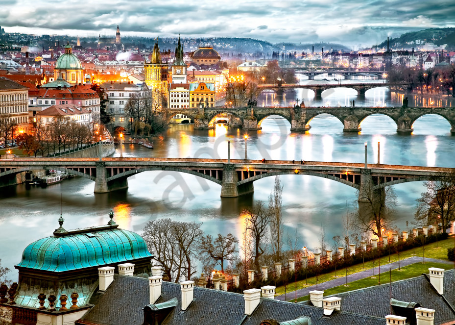 Bridges Of Prague  Photography Art | Images by Louis Cantillo
