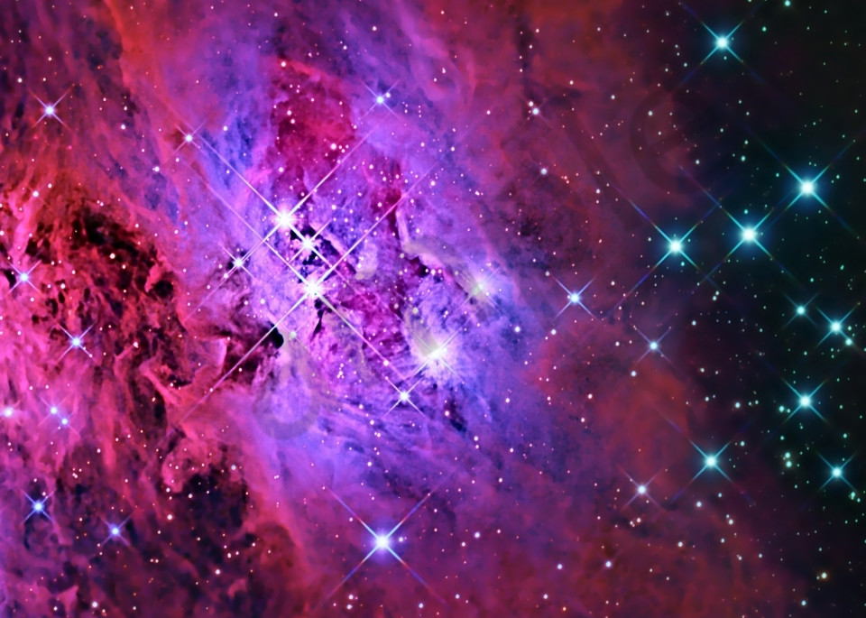 Running Man Nebula Photography Art | Dark Sky Images