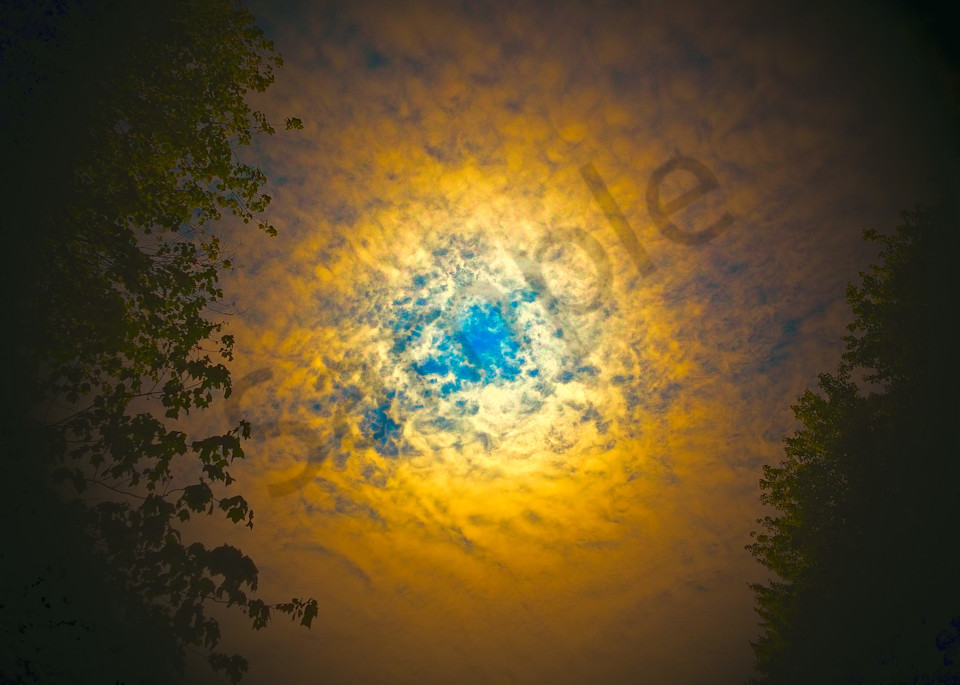 Blue Iris Clouds  Art | toddbreitling